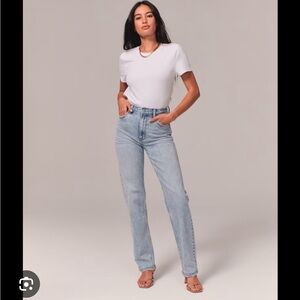 Abercrombie Ultra High Rise 90s Jeans